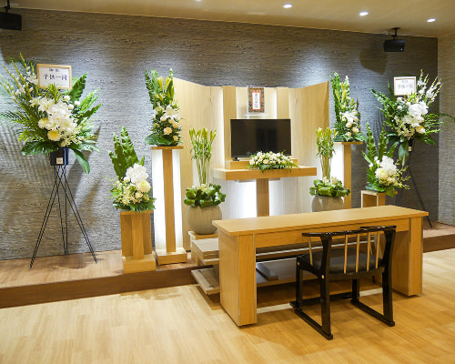 メメントモリ第二斎場　生花祭壇